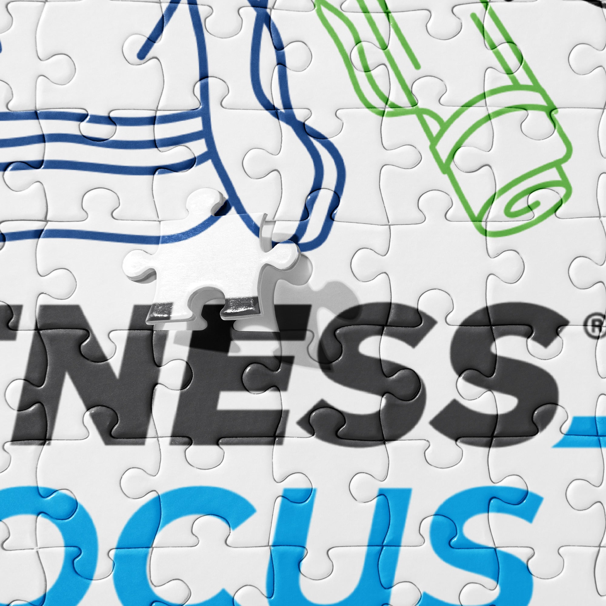 F4F Gym Icon Jigsaw Puzzle image 2