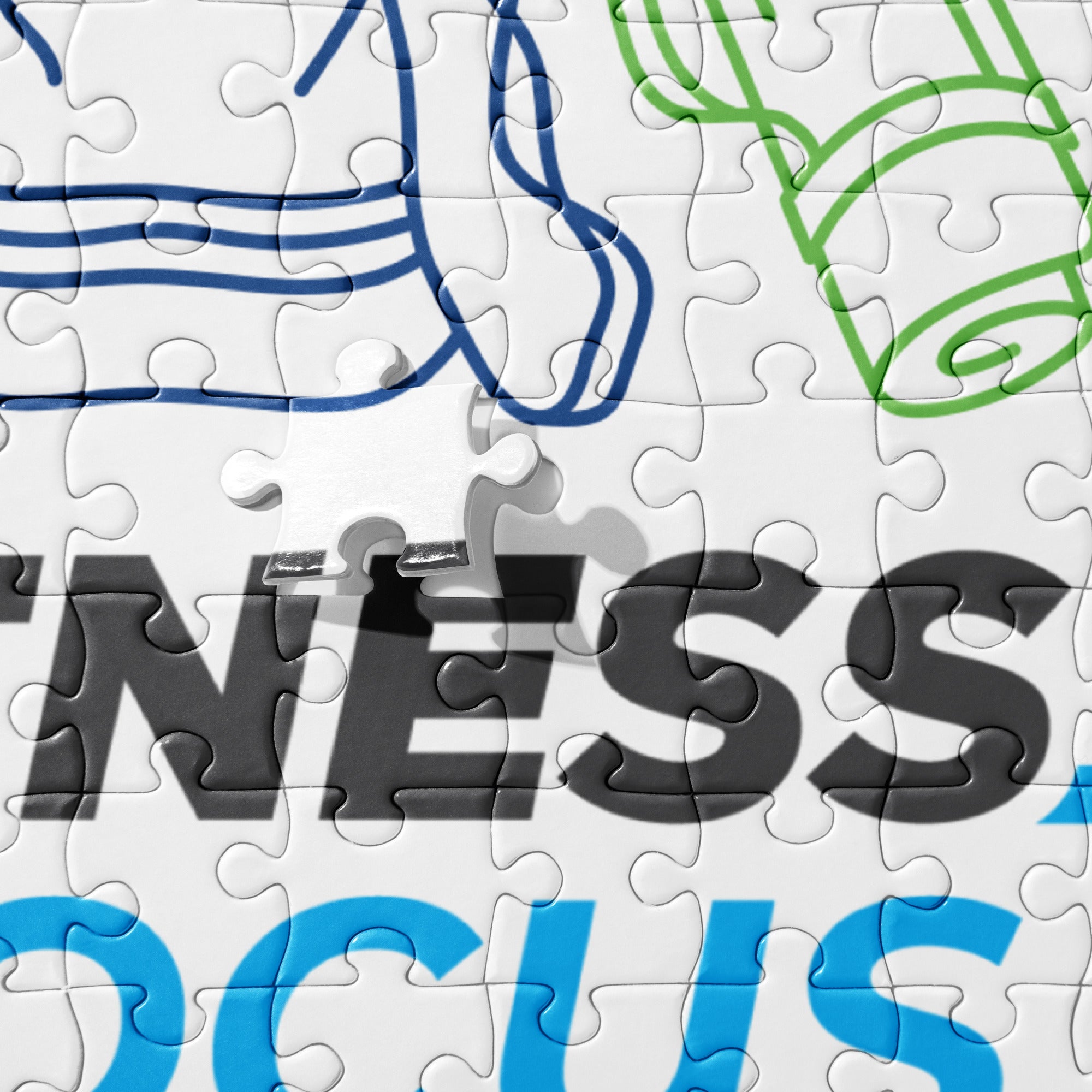 F4F Gym Icon Jigsaw Puzzle image 0